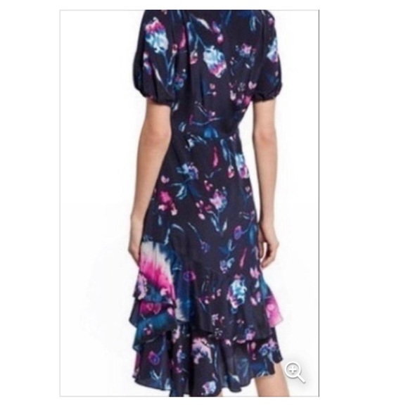 SILK TANYA TAYLOR ESTRELLA DRESS SIZE 4 - Picture 8 of 16